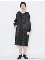 【IKUMI】IKUMI PRINT SHIRT ONE-PIECE/WHITE