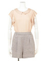【JILL　by　JILLSTUART】COLLARED　ROMRER　　　　　/ネイビー