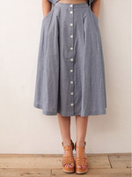【KiiRA】MIMOLLET SKIRT/BLUE
