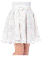 【LIZLISA】オパール花柄スカート/ピンク