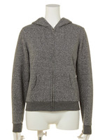 【Planet blue world】ベーシック裏毛パーカー/グレー