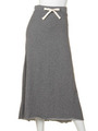 【Planet blue world】裏毛マキシスカート/グレー