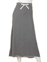 【Planet blue world】裏毛マキシスカート/グレー