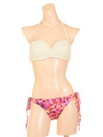 【ROYAL PARTY】Twinkle/ニットブラビキニ/ブルー