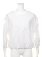 【mystic】バルーン袖ブラウス/ラベンダ-