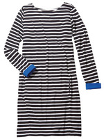 【ローラさん着用】PJ/ボーダーバイカラーカフスワンピ/レッド