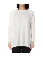 アンゴラ混編地替えニット/ライトグリーン(521)