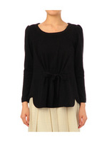 ウエストリボンぺプラムプルオーバー/ベージュ系(051)