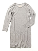 カシミヤ混裏毛ワンピース/ネイビー
