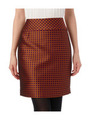カラーチェックジャカードスカート/レッド系(262)