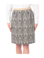 ギャザー花柄タイトスカート/ブルー(492)