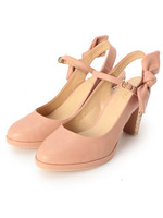 グリッターヒールパンプス/ピンク系(571)