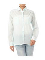 コットンローンエアリーシャツ/ブルー系(091)