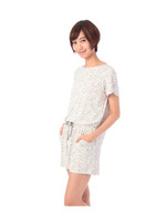 シェル総柄ワンピース/ライトベージュ(151)