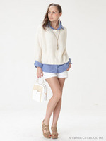 シャツニットTOP/IVO