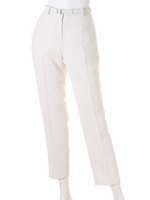 センタープレスパンツ/WHT