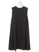 ダルサテンノースリAラインOP/アイボリー