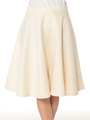 ダンボールニットサーキュラースカート/オフホワイト