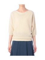 ドルマンスリーブニットプルオーバー/イエロー(032)