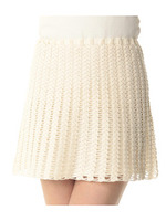 ニットスカート/ホワイト系(004)