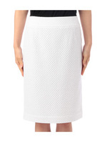 ハニカムタイトスカート/ホワイト(401)