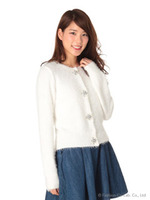 ビジューモヘアカーディガン/ホワイト