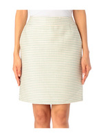 ファンシーツイードスカート/グリーン系(421)