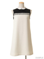 フラワーパールラインワンピース/PK