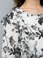 フラワーブラウス/イエロー