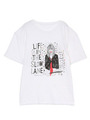 プリントTシャツ/ホワイト