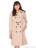 ベーシックトレンチコート/ベージュ