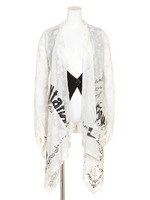 ベスト重ね着風トッパーカーデ/オフホワイト