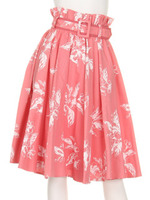 ベルト付きボリュームスカート/NVY