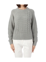 ミックスケーブルニット/グレー(012)