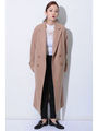 メンズライクロングコート/BEIGE