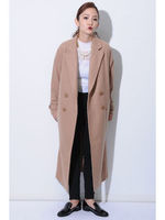 メンズライクロングコート/BEIGE