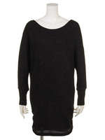 ラメミル バックレース/ブルー