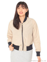 リバーシブルスタジャン/Beige