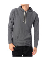 ヴィンテージ風フード付きプルオーバー/ベージュ系(050)