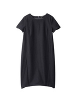 鹿の子調コクーンワンピース/ネイビー(093)