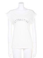 配色クルーネックTシャツ/ライトグレー