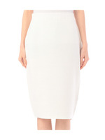 膝丈ニットスカート/オフホワイト(003)