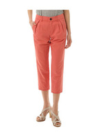 麻混テーパドパンツ/レッド系(067)