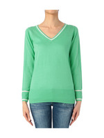 Vネックニットプルオーバー/ピンク系(072)