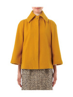 ステンカラーモッサジャケット/イエロー系(033)